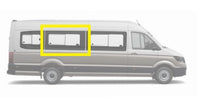 Crafter 2017 onwards LWB - MIDDLE Right- Sliding Window