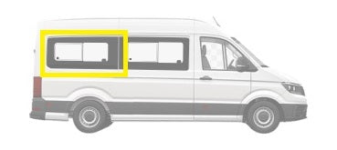 Crafter 2017 onwards MWB - REAR - Sliding Window