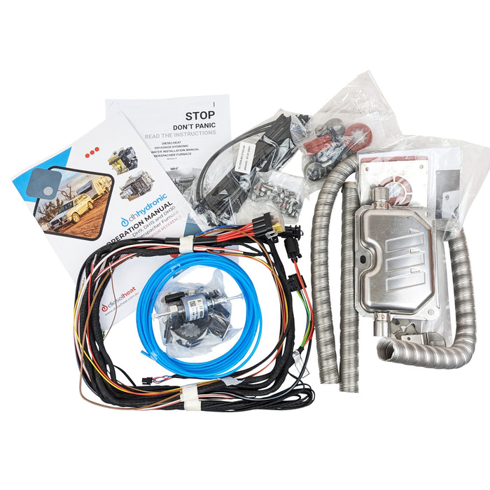 DH9Duo Compact Diesel Hot Water System with 1.8kW Ducted Air Heater