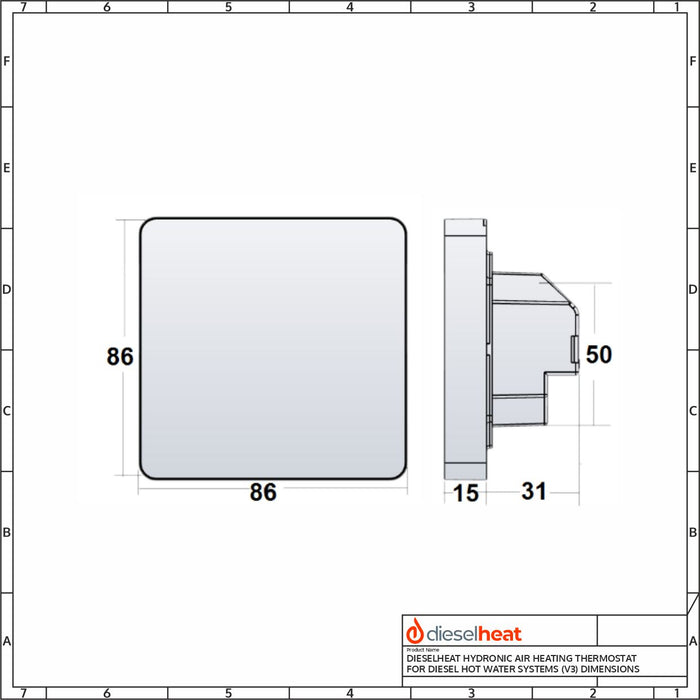 DH9Duo Compact Diesel Hot Water System with 1.8kW Ducted Air Heater