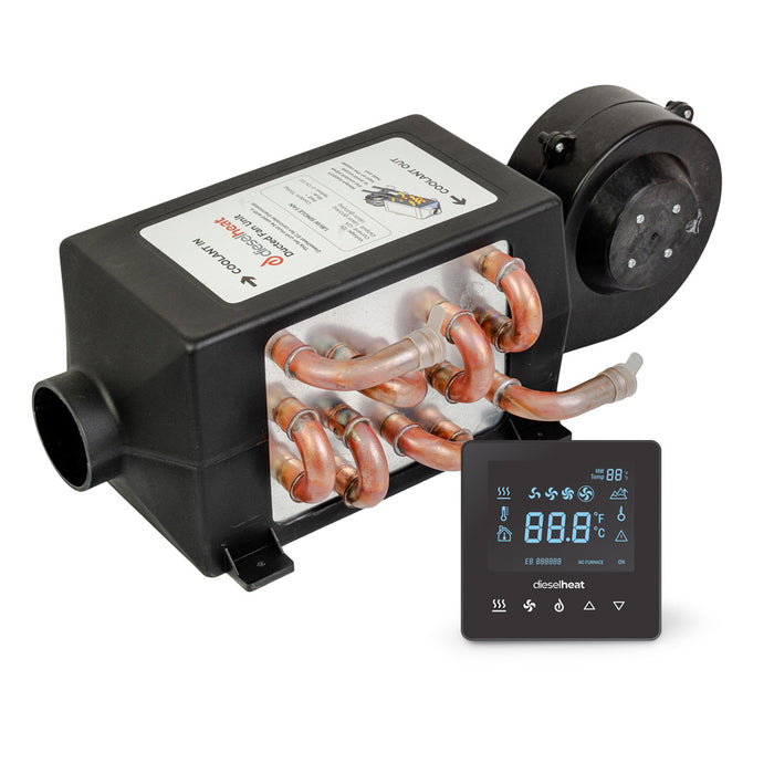 DH9Duo Compact Diesel Hot Water System with 1.8kW Ducted Air Heater