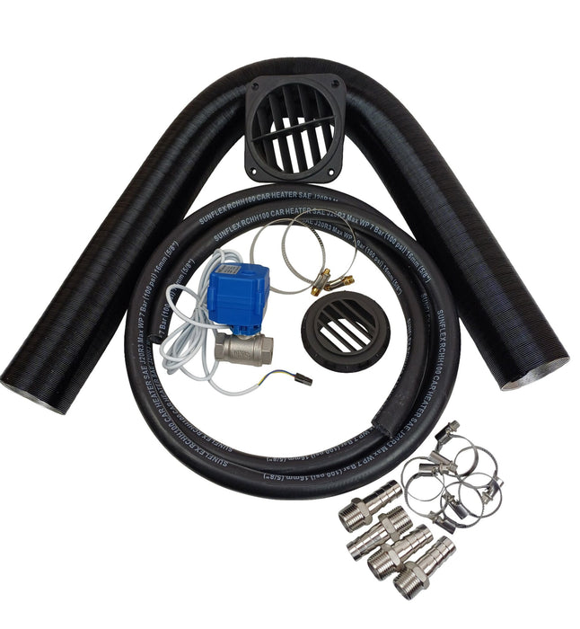 DH9Duo Compact Diesel Hot Water System with 1.8kW Ducted Air Heater