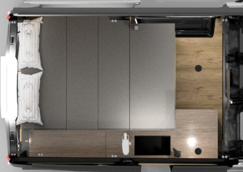 Eco Camper Mattress For Eco Camper Adventurer Fit Out - SWB - VW T7 Transporter / Ford Transit Custom V710