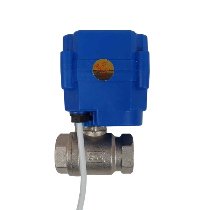 Electrically Actuated Ball Value and Grey Water Plumbing Consumables For Grey Water Tank