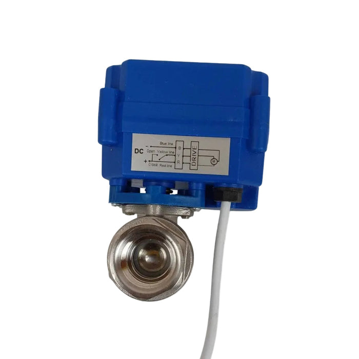 Electrically Actuated Ball Value and Grey Water Plumbing Consumables For Grey Water Tank