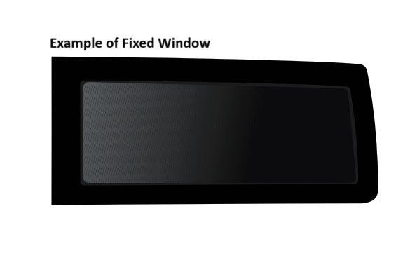 Fixed Window REAR RIGHT - SWB - Ford Transit Custom 2023+