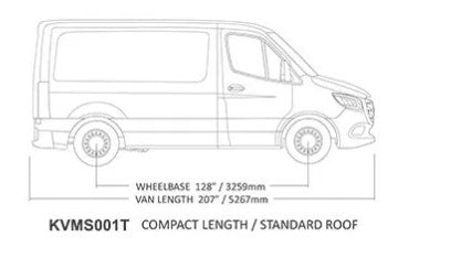 Front Runner Mercedes-Benz Sprinter (L1H1,128in SWB,Standard Roof