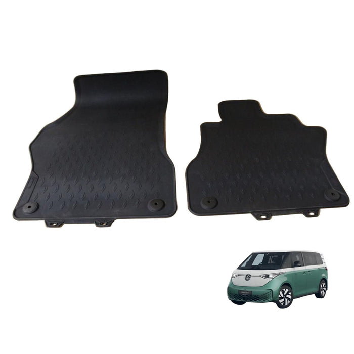 Genuine VW All-Weather Floor Mats – Front (Driver & Passenger) for VW ID. Buzz