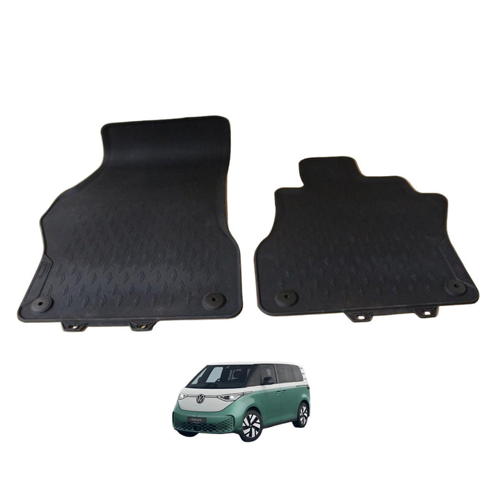 Genuine VW All-Weather Floor Mats – Front (Driver & Passenger) for VW ID. Buzz