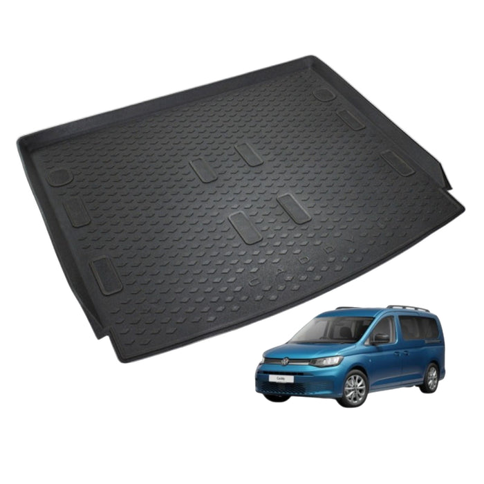 Genuine VW Boot Inlay Black for Caddy 5 – Behind Second Row of Seats