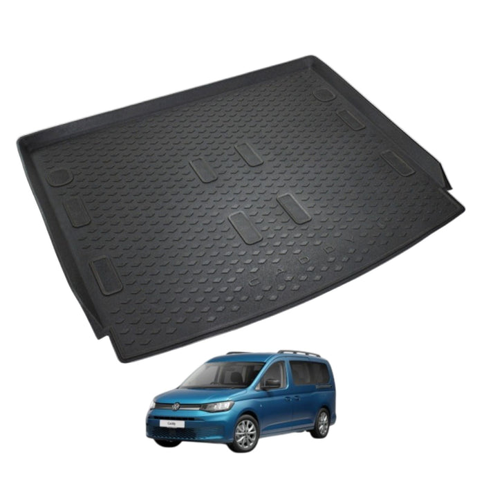 Genuine VW Boot Inlay Black for Caddy 5 – Behind Second Row of Seats