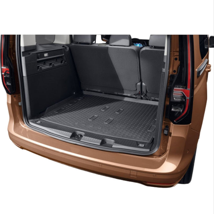 Genuine VW Boot Inlay Black for Caddy 5 – Behind Second Row of Seats