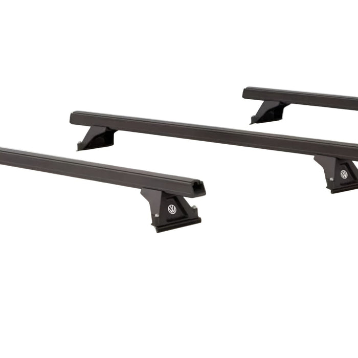 Genuine VW Commercial Roof Bars (Black) 3-Bar System for T6/T6.1 Transporter – Standard Roof