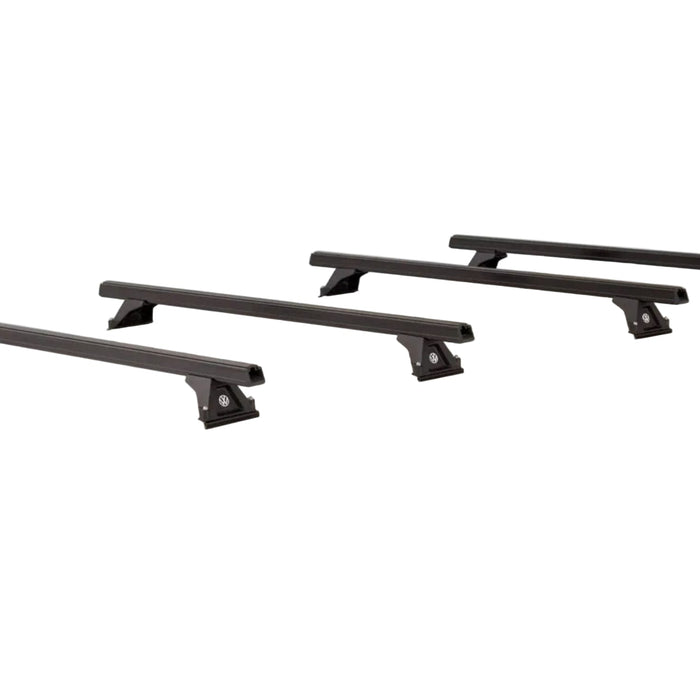 Genuine VW Commercial Roof Bars (Black) 4-Bar System for T6/T6.1 Transporter – Standard Roof