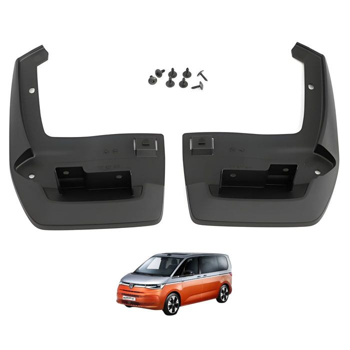 Genuine VW Mud Flaps - FRONT for T7 Multivan