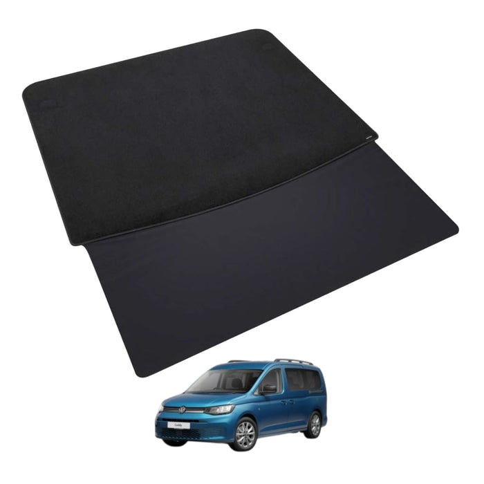 Genuine VW Reversible Luggage Compartment Mat Satin Black for Caddy 5
