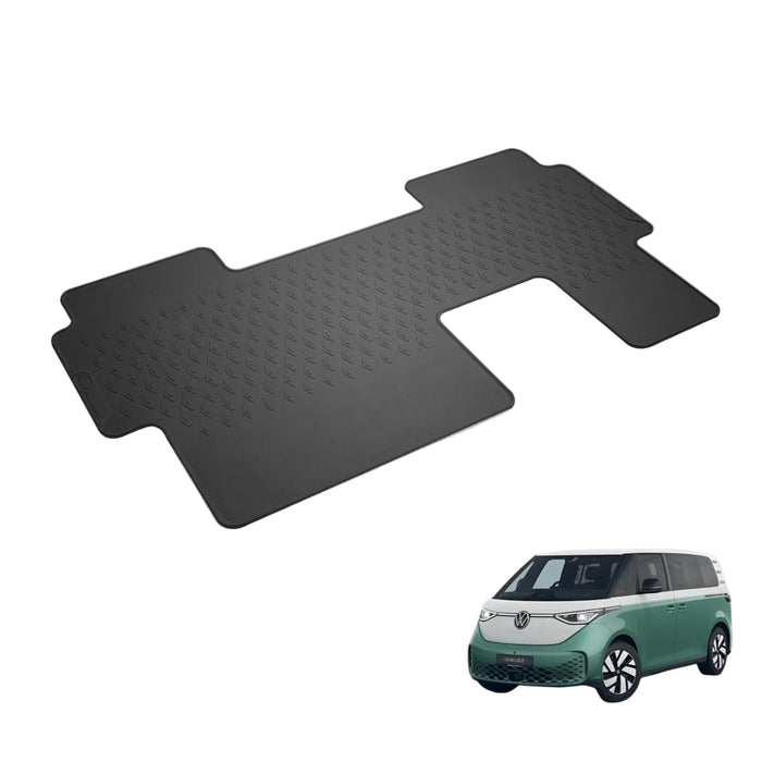 Genuine VW Rubber Floor Mats - 2nd Row Seats SWB for VW ID. Buzz
