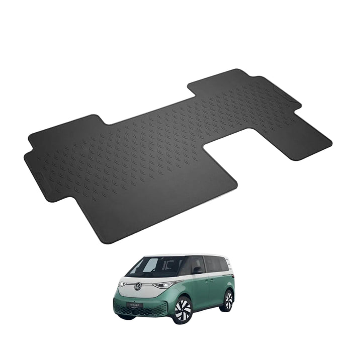 Genuine VW Rubber Floor Mats - 2nd Row Seats SWB for VW ID. Buzz