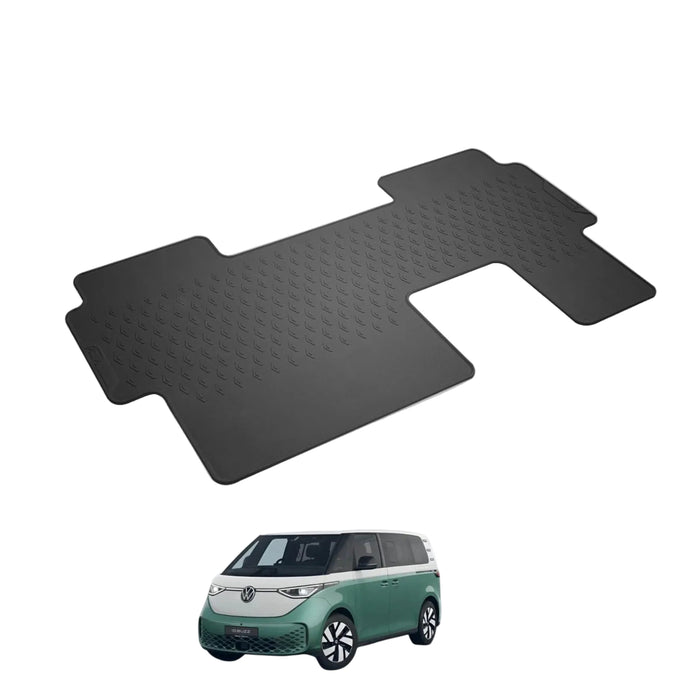 Genuine VW Rubber Floor Mats - 2nd Row Seats LWB for VW ID. Buzz