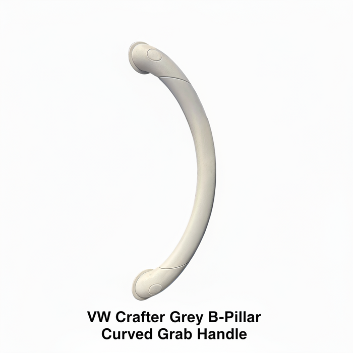 VW Crafter B-Pillar LHS Sliding Door Grey Curved Grab Handle (MY18 onwards)