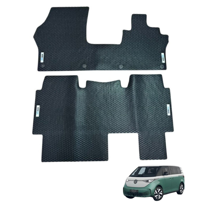 KombiLife All Weather Rubber Floor Mats For ID. Buzz SWB (5 Seater) – Full Set