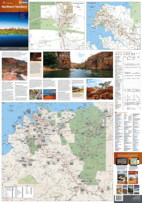 Hema Maps Northern Territory State Map