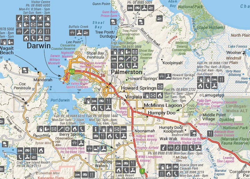 Hema Maps Northern Territory State Map