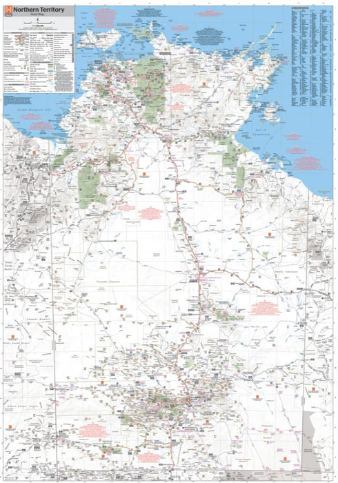 Hema Maps Northern Territory State Map