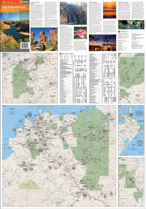 Hema Maps Top End and Gulf Map