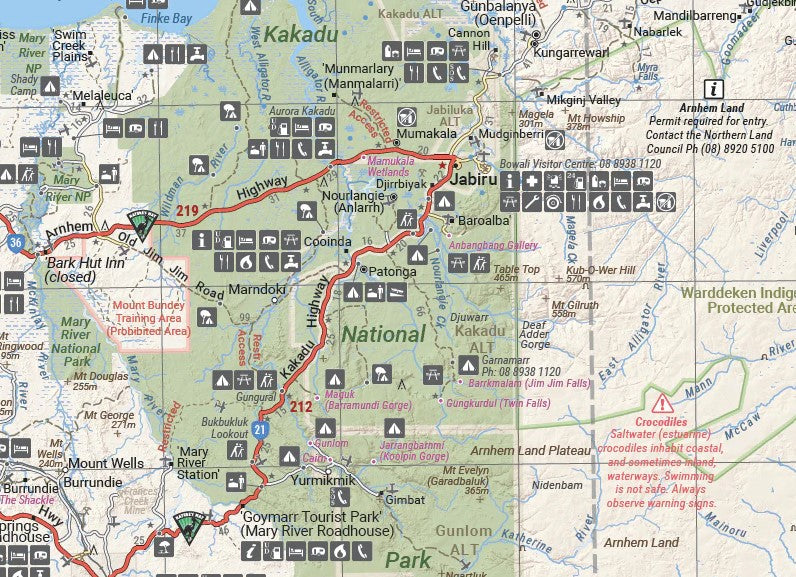 Hema Maps Top End and Gulf Map