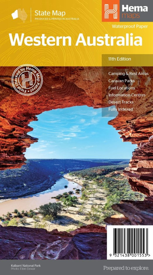 Hema Maps Western Australia State Map — KombiLife Australia