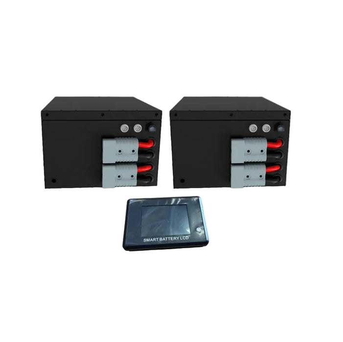 2x314ah LiFePO4 Smart Lithium Under-seat Power Station