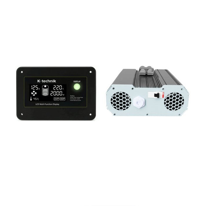 K-technik 2500W Pure Sine Wave Inverter Kit For Camper Converter VW T7 Transporter / Ford Transit Custom V710 / Mercedes Sprinter
