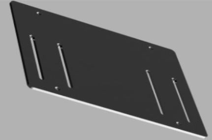 Battery / Inverter Rails for VW Crafter x1