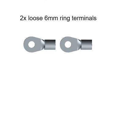 Ring Terminals x2 for Battery Charger