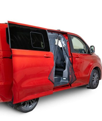 Mosquito Net VW T7 Transporter / T7 Caravelle  FINE Mesh + MAGNETIC Zipper for RIGHT Side Door