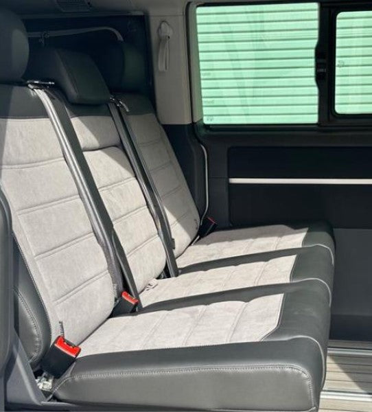 Multivan Bench Seat for Rail System T6.1 Leather-Alcantara