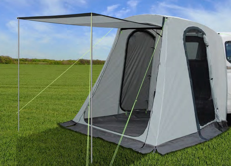 vw caddy tent Premium Rear Tailgate Tent for VW Caddy 5 — KombiLife Australia