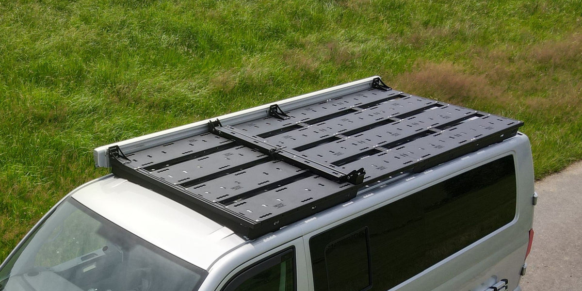 T6 Power Rack SpaceRack Full Length Roof Rack System for VW T5-T6-T6.1 for SWB - Fix ...