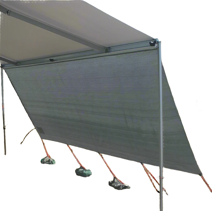 Sun Shade Awning Screen 2.45m for 2.6m to Suit Fiamma and VW California Awning