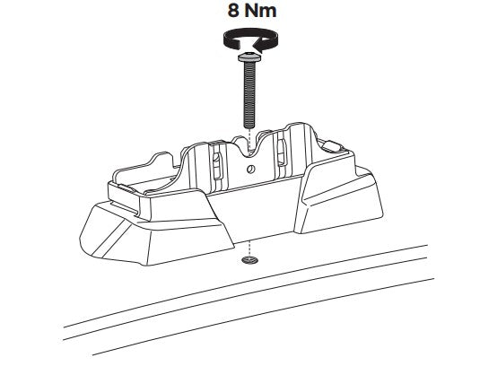 Thule Mounting Kit for Roof Fix Points - VW T7 Multivan