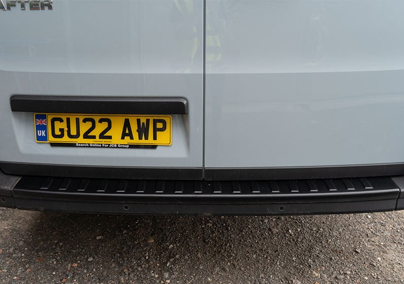thumbnail image 2 of Wimbledon Trade Rear Bumper Protector ABS For VW Crafter 2017+ – Black Plastic Cover 2 of 4