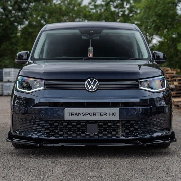 VW Caddy 5 LED DRL Headlights with Sequential Indicators – Black