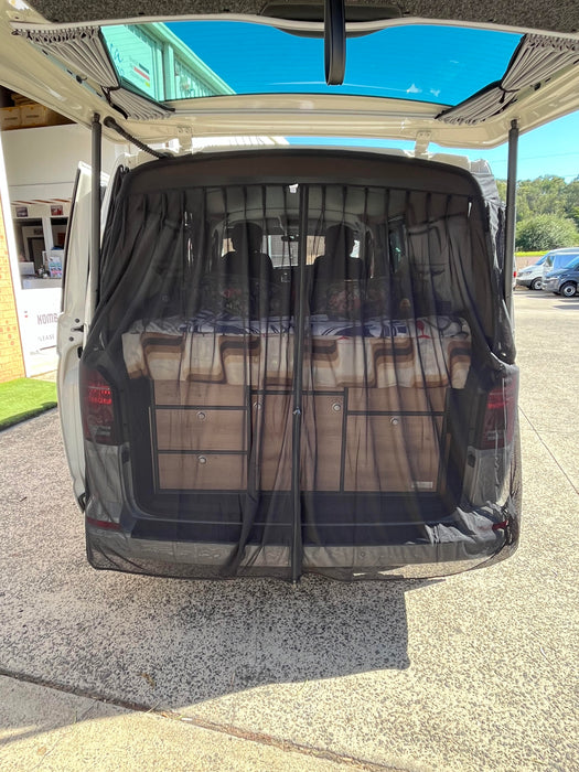 Universal Magnetic Rear Door Van Fly Screen - Standard Size