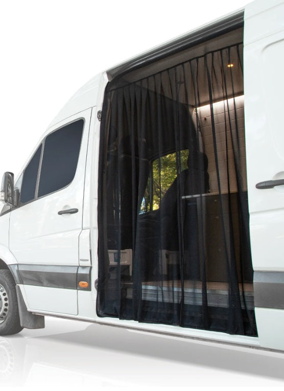 Universal Magnetic Side Door Van Fly Screen - Large Size — KombiLife ...