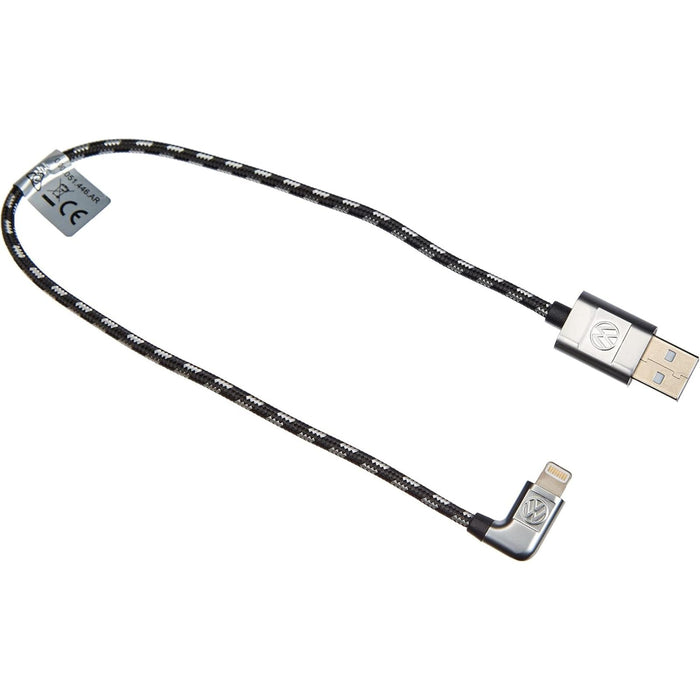 VW Premium Charging & App-Connect Cable: USB to Apple Lightning Connector - 30cm