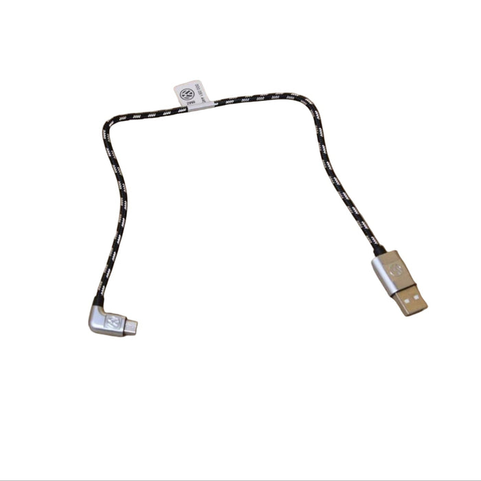 VW Premium Charging & App-Connect Cable: USB to Micro-USB Connector 30cm
