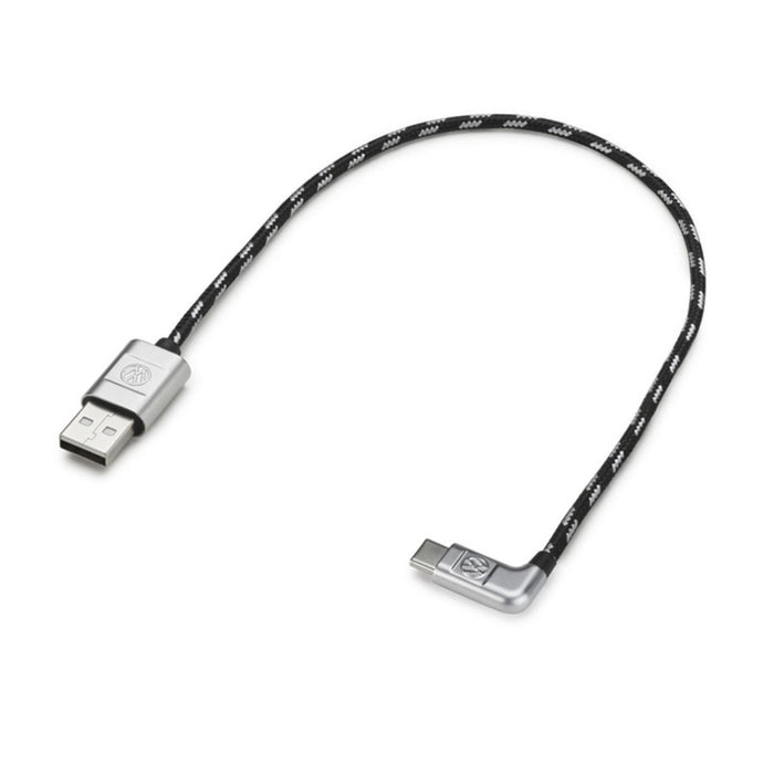 VW Premium Charging & App-Connect Cable: USB to USB-C Connector - 30cm