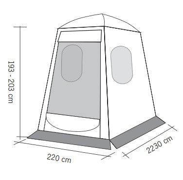 Van Upgrade Premium Tailgate Tent w/ Floor & Mosquito Nets For Ford Transit Custom V710 & Ford Tourneo 2023+