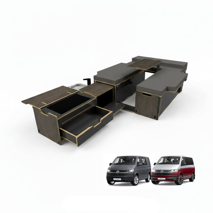 Kombilife VanBox Touring Fit Out Bundle - T5/T6/T6.1 Multivan / Transporter / California